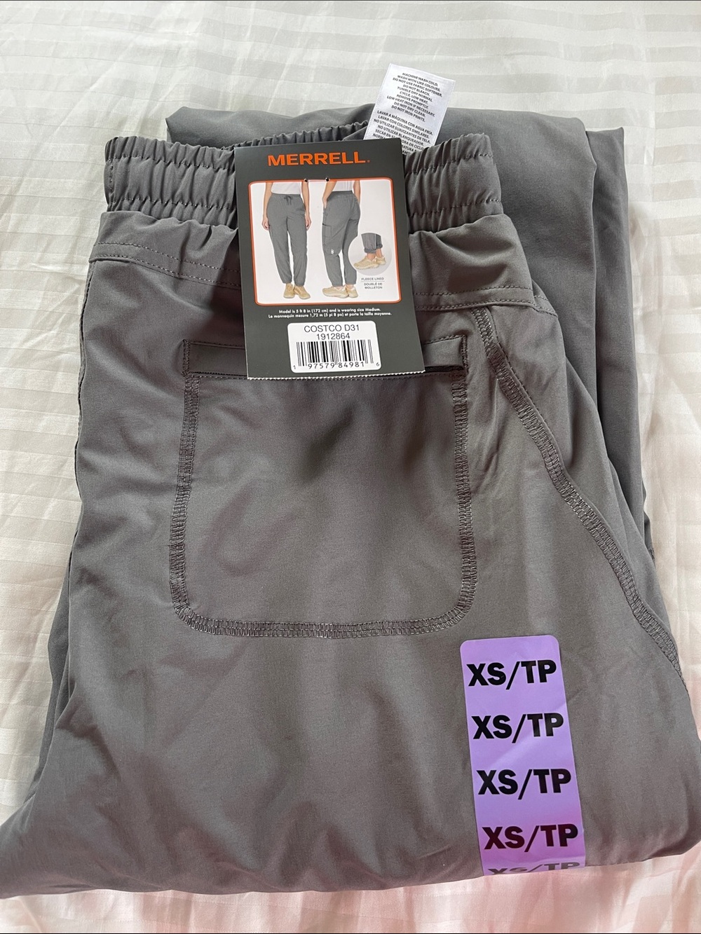 Merrell Women's Charcoal Gray Active Jogger Pants